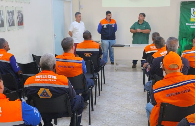 Defesa Civil reforça estratégias e prepara agentes para novas ações👷‍♂🏗