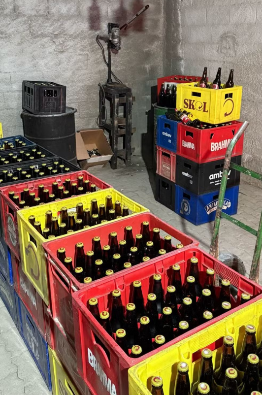 Sem Título-2 Polícia Civil descobre esquema de adulteração de cerveja no Vale e apreende mais de 200 engradados de bebida falsificada — Foto: Divulgação/Polícia Civil